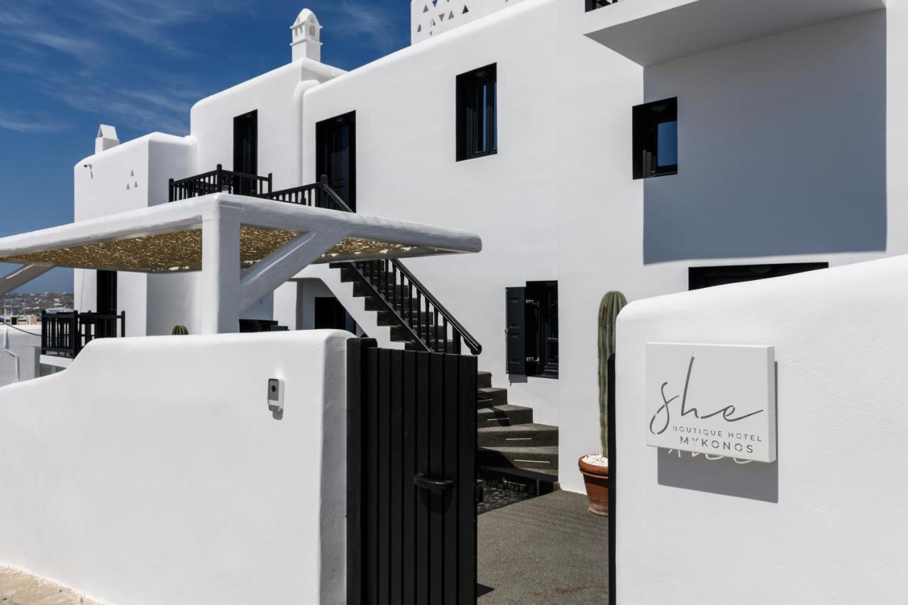 She Mykonos Boutique Hotel Mykonos Town Eksteriør bilde