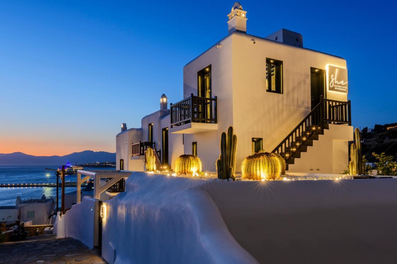 She Mykonos Boutique Hotel Mykonos Town Eksteriør bilde